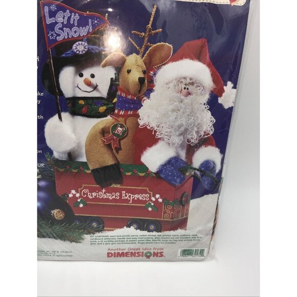 Christmas Express Pals 62174 Craft Project Kit Bean Buddies Dimensions Holidays - Picture 4 of 10
